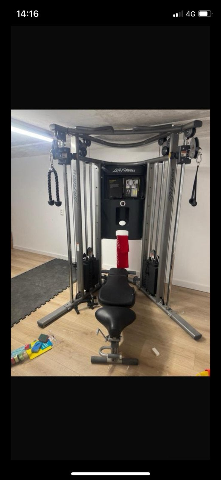 Life fitness g7 pulley, Ophalen, Gebruikt, Krachtstation