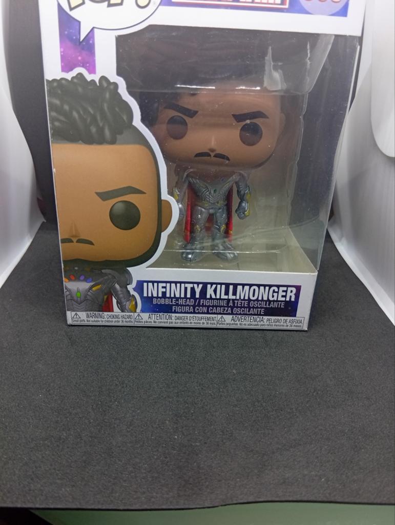 Funko Pop! Infinity Killmonger, Iron Man, Spartan Mark V, Ophalen of Verzenden, Zo goed als nieuw