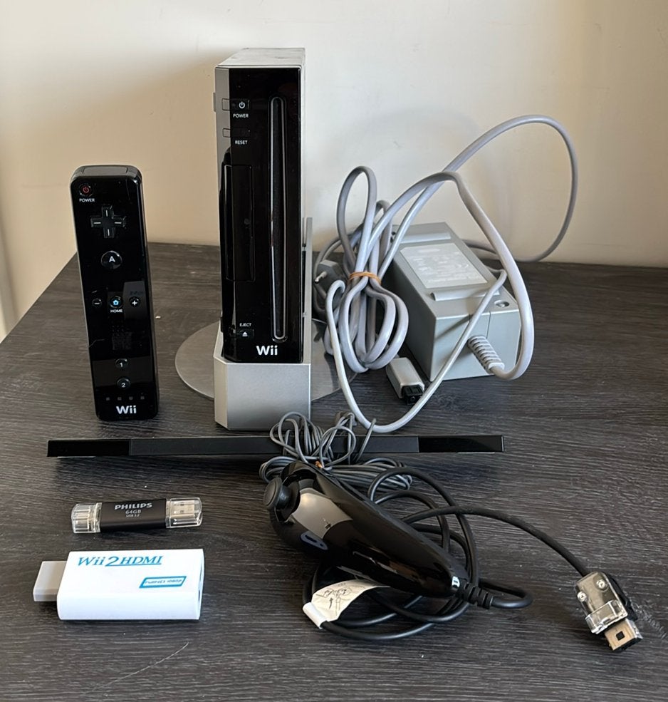 Leuke Zwarte Wii met 25 top spellen, Ophalen of Verzenden, Zo goed als nieuw, Met 1 controller, Met games