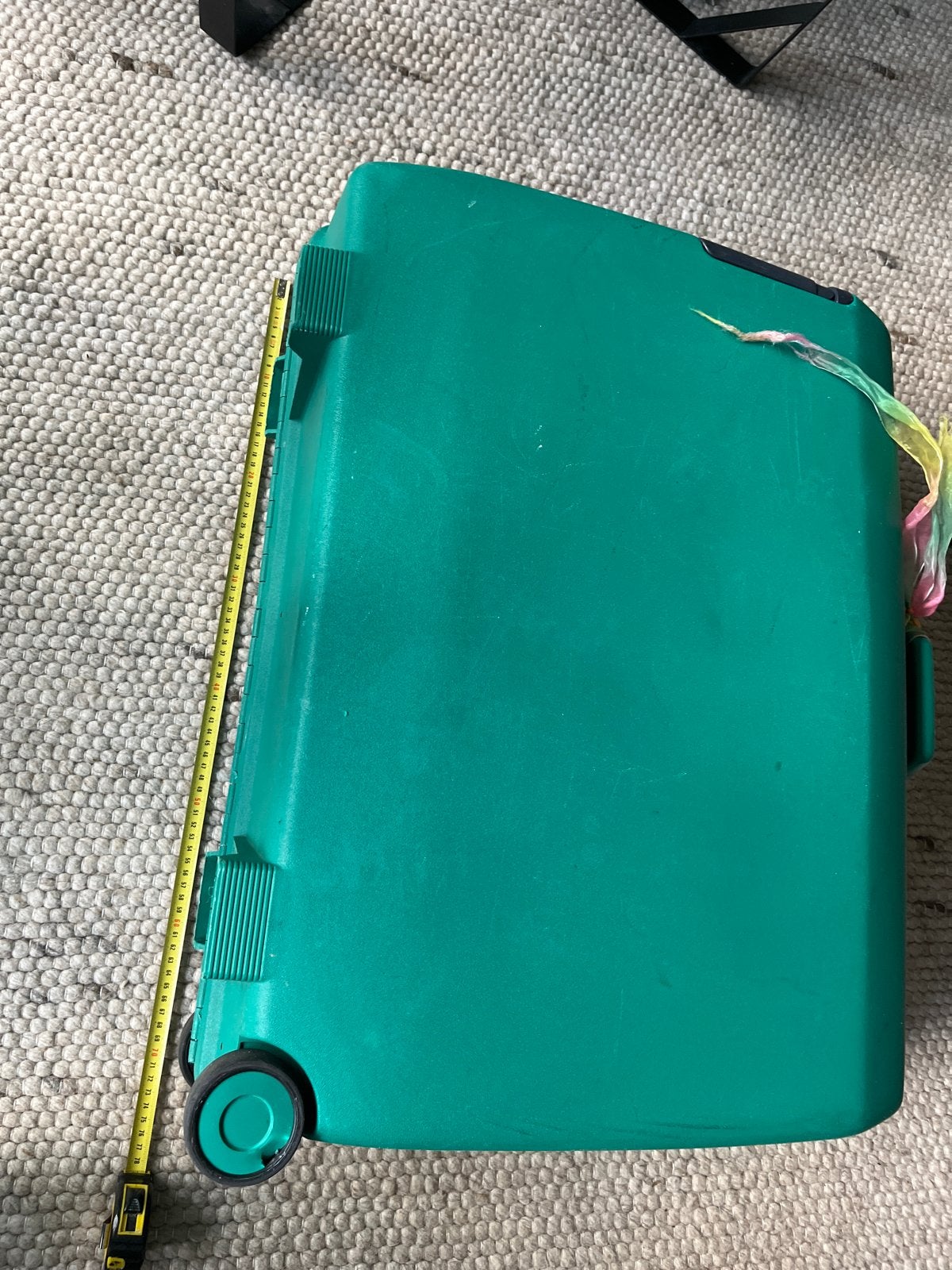 Groene Samsonite hardcase koffer - Groot en degelijk, Gebruikt, Hard kunststof, 70 cm of meer, Wieltjes