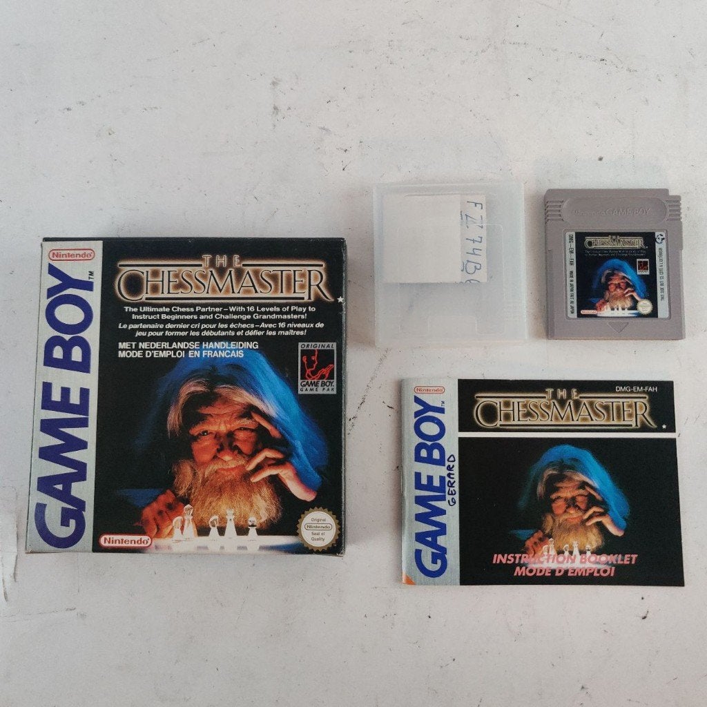 Chessmaster Nintendo Gameboy compleet || Nu € 49.99, Spelcomputers en Games, Avontuur en Actie, 1 speler, Ophalen of Verzenden