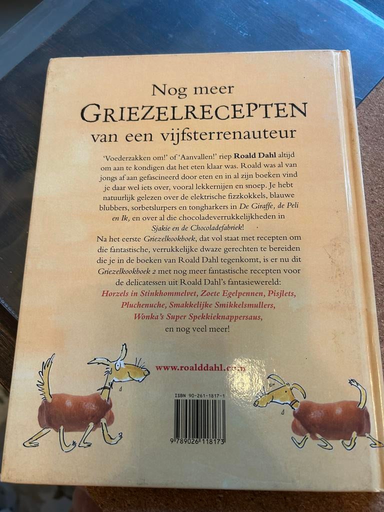 Roald Dahl's Griezelkookboek 2 - Quentin Blake, Boeken, Kookboeken, Ophalen of Verzenden, Gelezen, Overige gebieden, Hoofdgerechten
