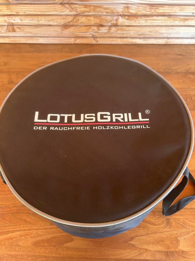 LotusGrill Tafel BBQ - Rookvrije Houtskoolgrill, Tuin en Terras, Ophalen of Verzenden, Gebruikt, Met accessoires