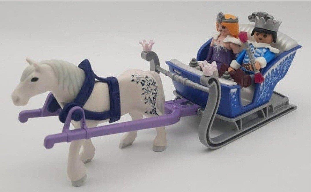 Playmobil 9474 Magic Koninklijk paar in Koets, Complete set, Voertuig, Ophalen of Verzenden, Zo goed als nieuw
