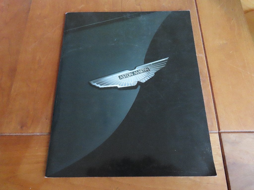 Brochure Aston Martin ca 2000, bedrijf en modellen, Duits, Ophalen of Verzenden, Zo goed als nieuw, Overige merken, Aston Martin