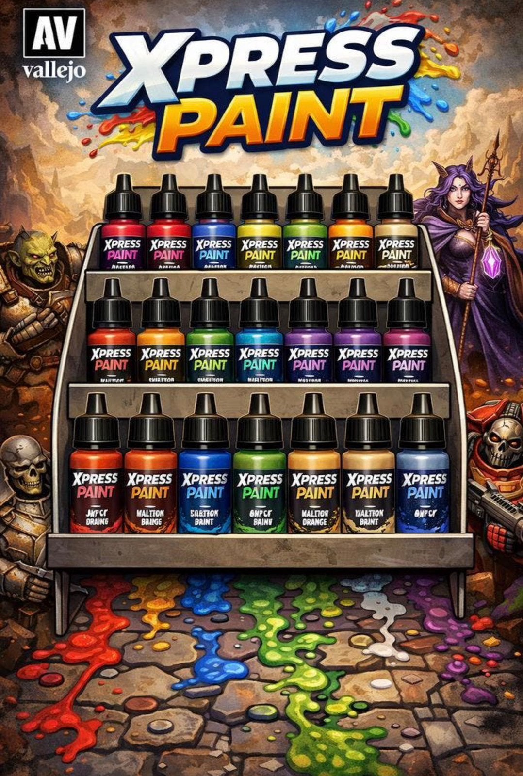 (NIEUW) Vallejo Xpress paints per stuk, Ophalen of Verzenden, Zo goed als nieuw, Overige soorten