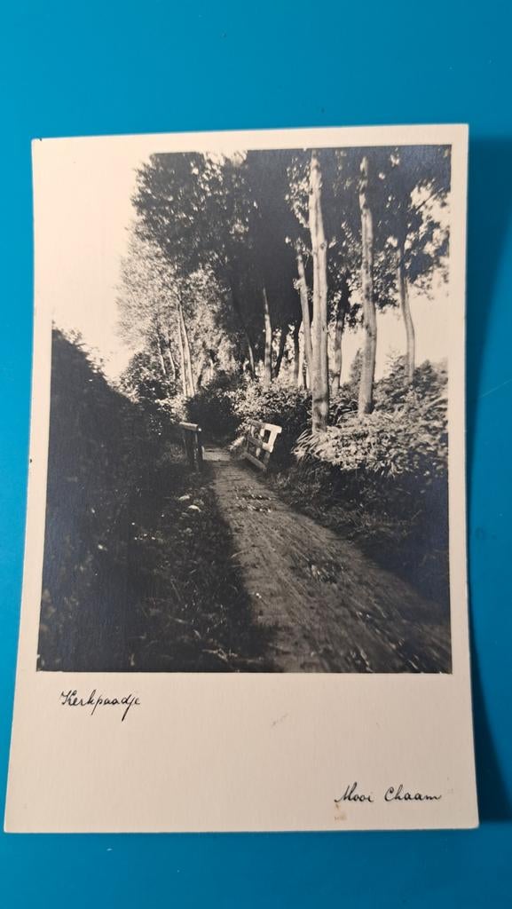 Chaam kerkpaadje, Ophalen of Verzenden, 1920 tot 1940, Ongelopen, Noord-Brabant