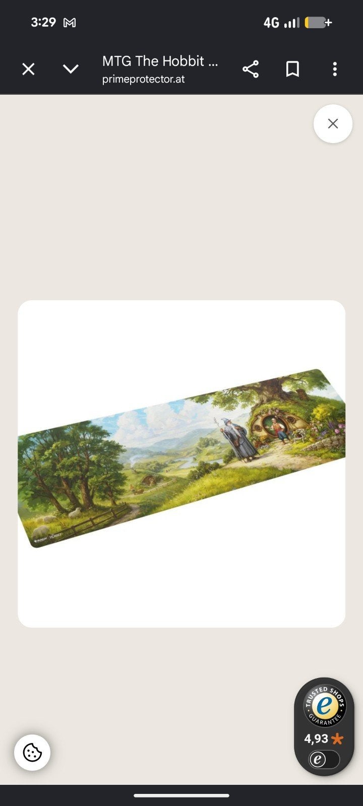 XXXL the hobbit table playmat, Ophalen of Verzenden, Nieuw