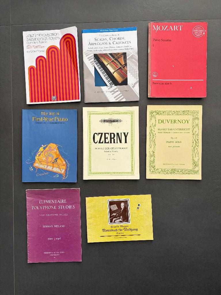 diverse soorten muziek studie boeken ,, Boeken, Ophalen of Verzenden, Zo goed als nieuw, Artiest