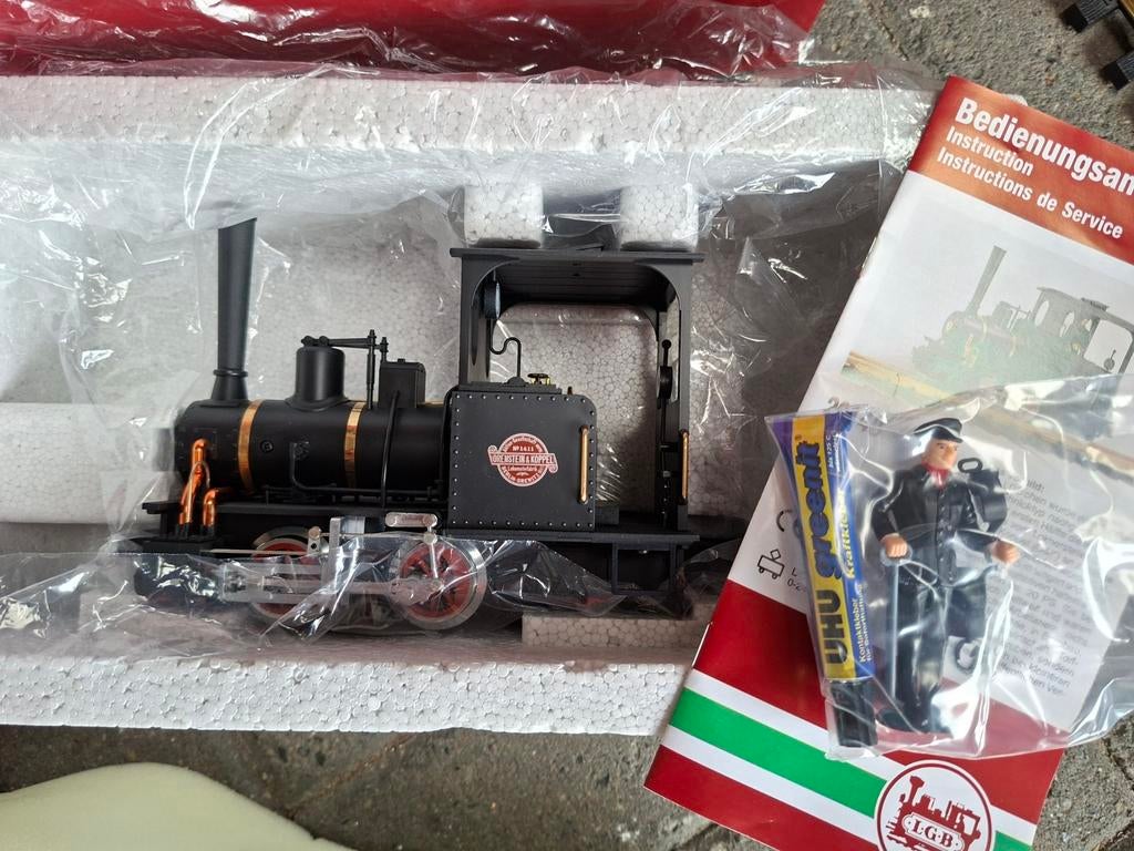 Nieuwe lgb Veldbaan lokomotief 20140 originele verpakking, Hobby en Vrije tijd, Ophalen of Verzenden, Nieuw, Locomotief, LGB