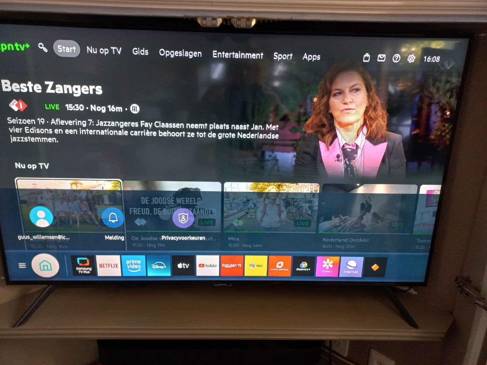 Samsung 50 inch 4 K smart TV, Ophalen, Gebruikt, 50 Hz, Samsung