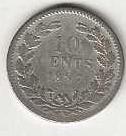 10 Cent 1887 (Zilveren Dubbeltje Willem III), Postzegels en Munten, Munten | Nederland, Koning Willem III, Verzenden, Zilver, 10 cent
