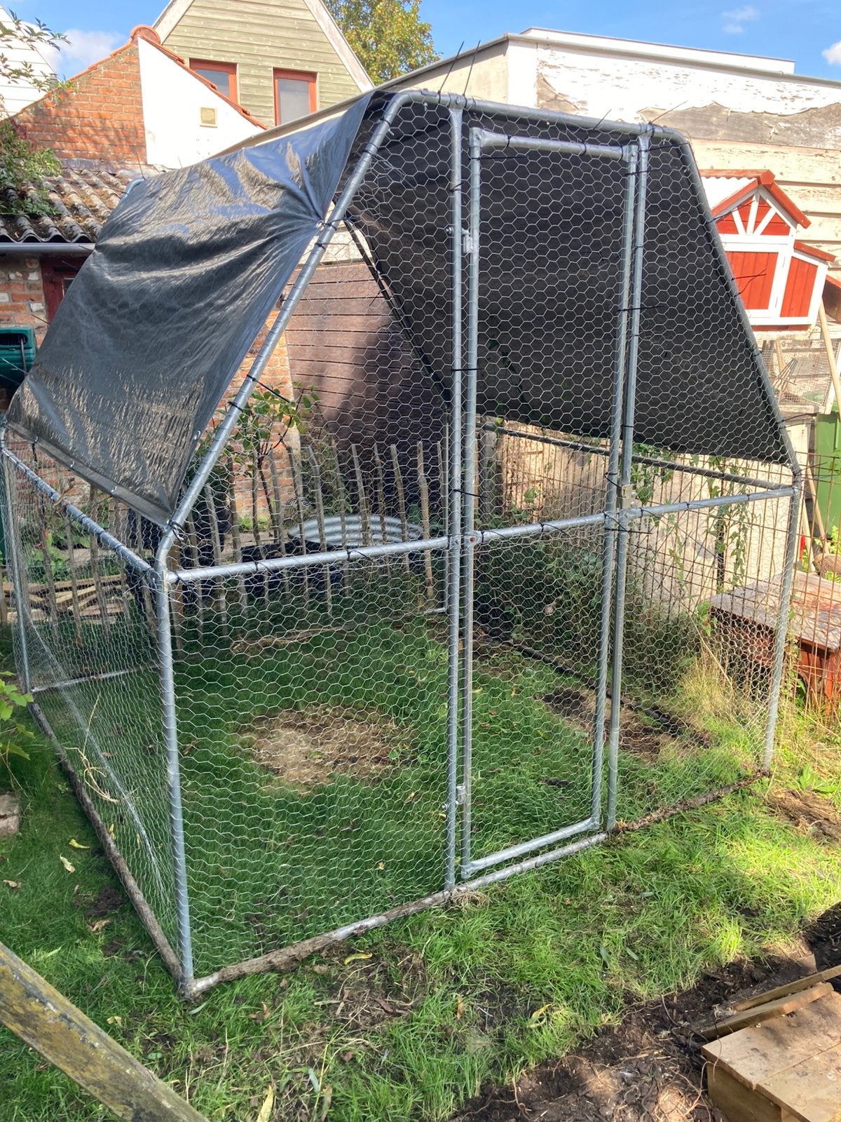 VidaXL kippenren 2x2x2, Ophalen, Gebruikt, Kippenhok of Kippenren