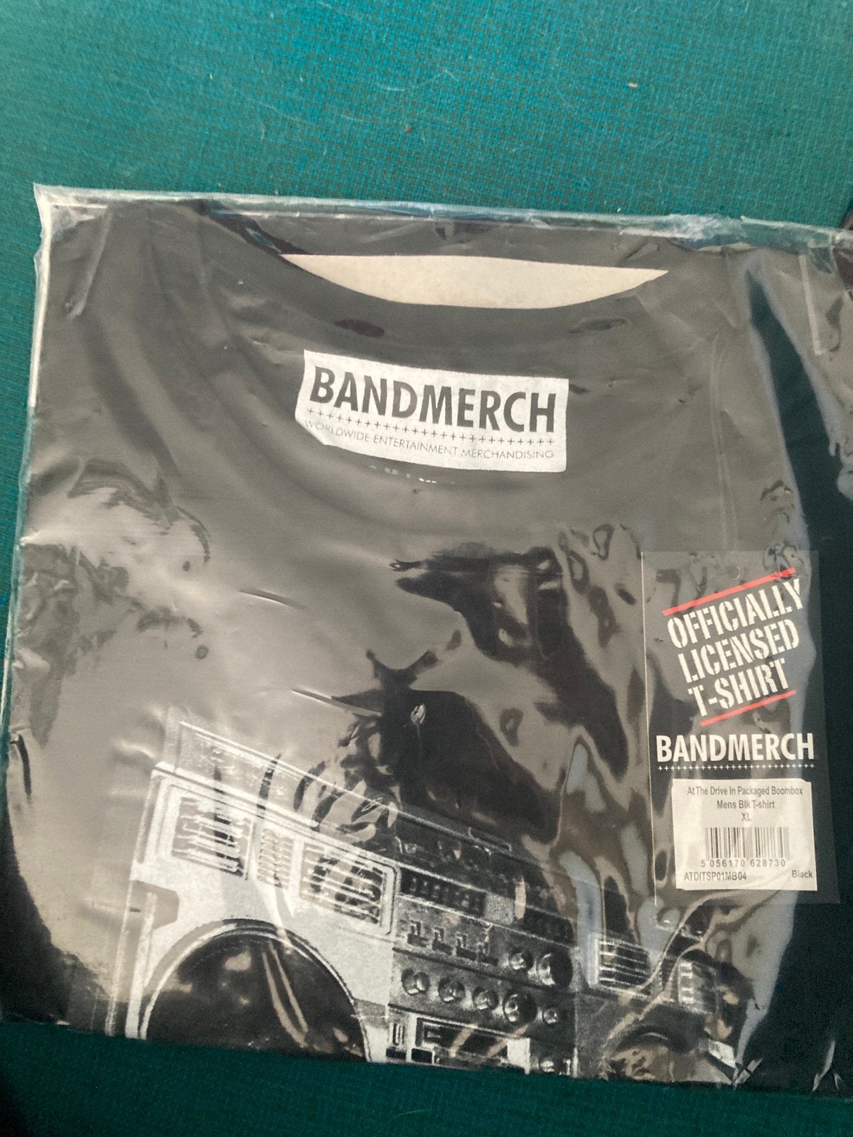 At the drive in, tshirt, origineel, Boombox, Kleding | Heren, Ophalen of Verzenden, Nieuw, Maat 56/58 (XL), Zwart