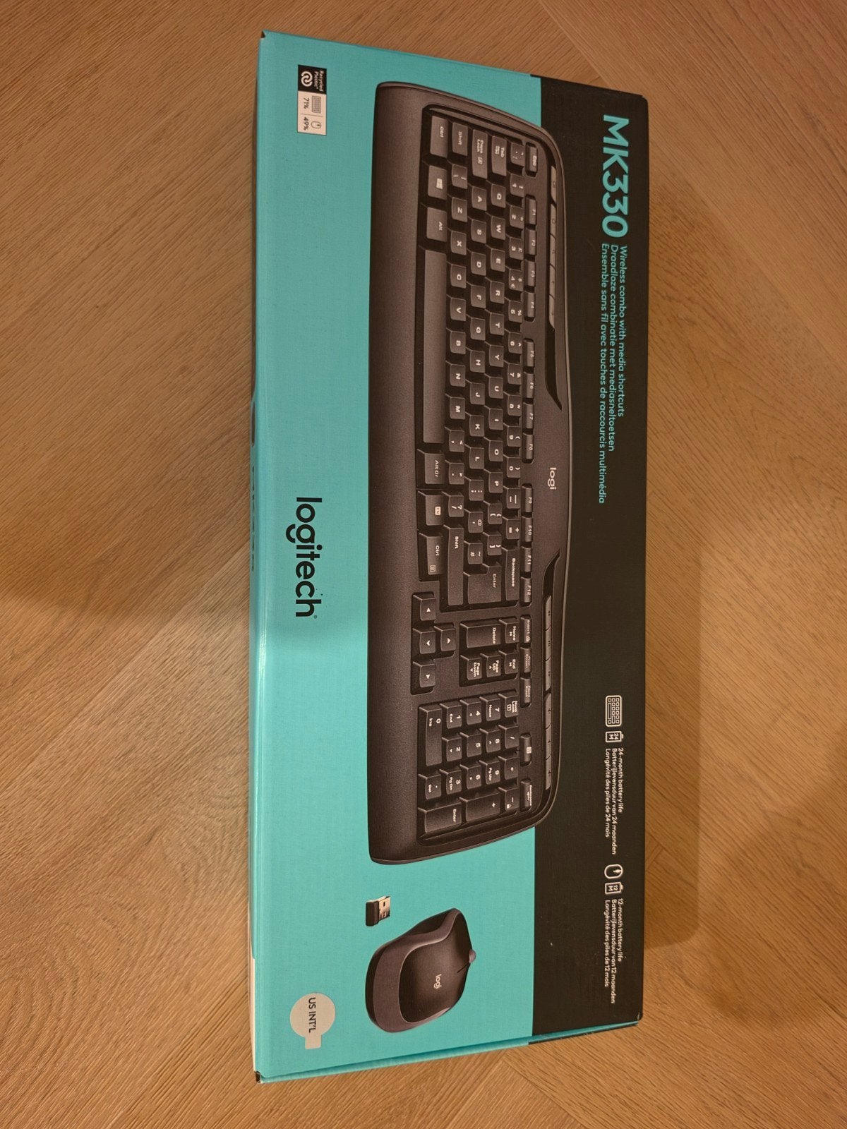 Nieuw! Logitech MK330 Draadloos Toetsenbord en Muis, Computers en Software, Logitech, Nieuw, Ophalen of Verzenden, Draadloos