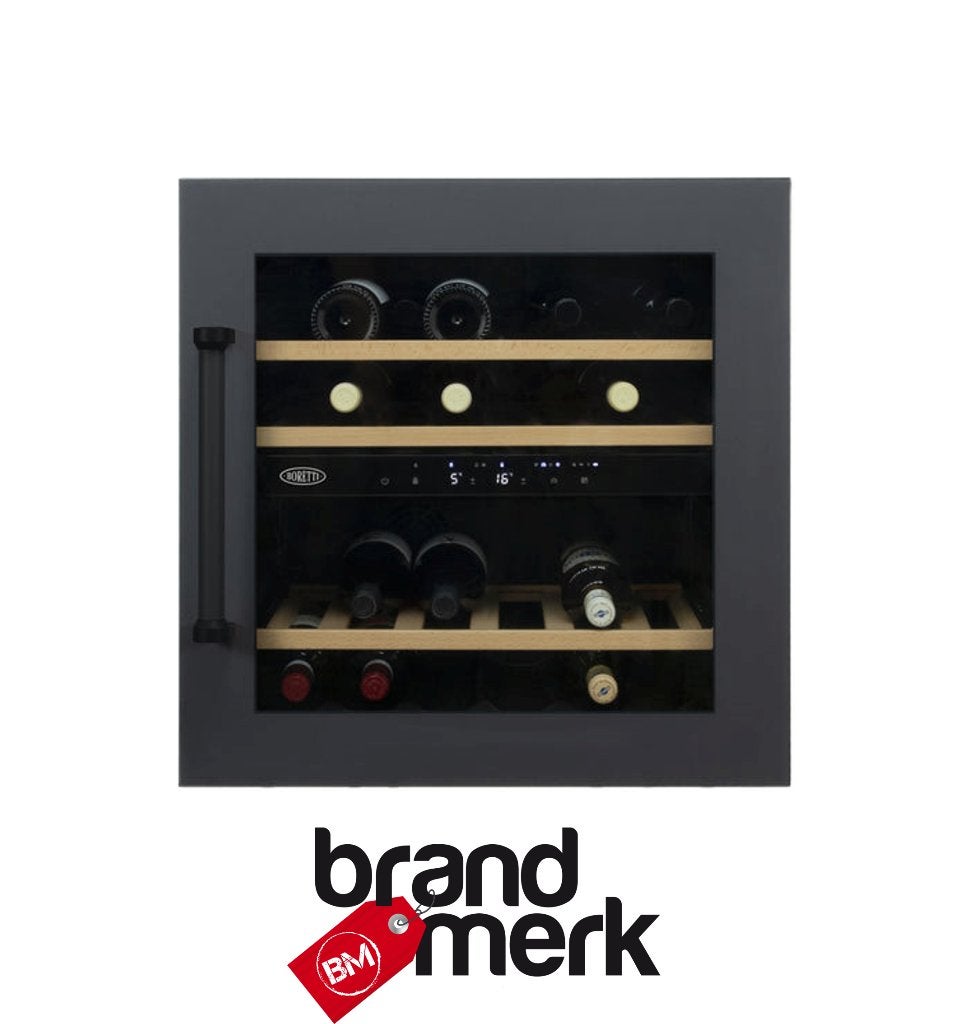 Boretti Wijnkoelkast MLWC60AN en MLWC60ZW, Ophalen, Zonder vriesvak, Minder dan 85 cm, 60 cm of meer