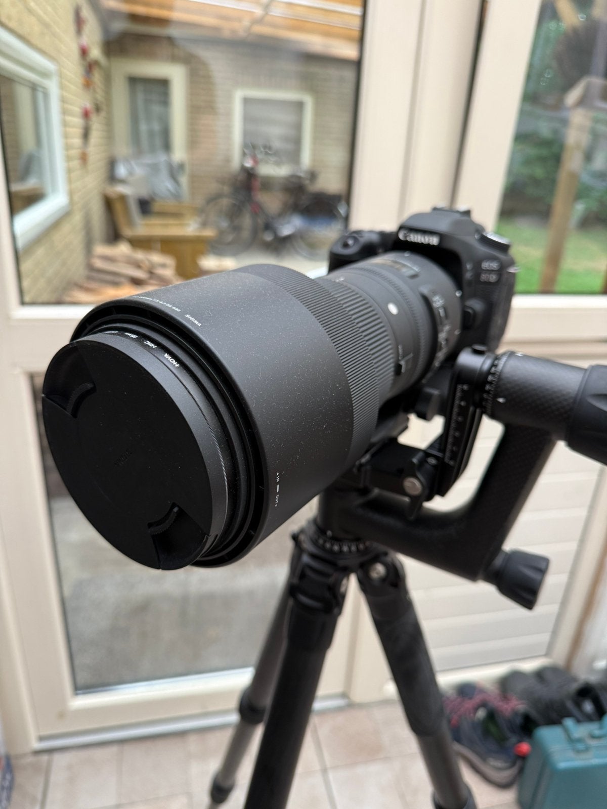 Sigma 150-600mm lens + Sigma Tele Converter Canon, Audio, Tv en Foto, Fotografie | Lenzen en Objectieven, Zo goed als nieuw, Telelens