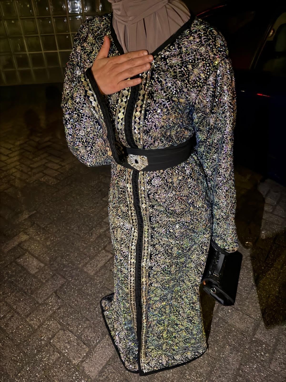 Kaftan /Caftan Marokkaanse jurk S/M, Ophalen, Zo goed als nieuw, Maat 38/40 (M), Overige typen