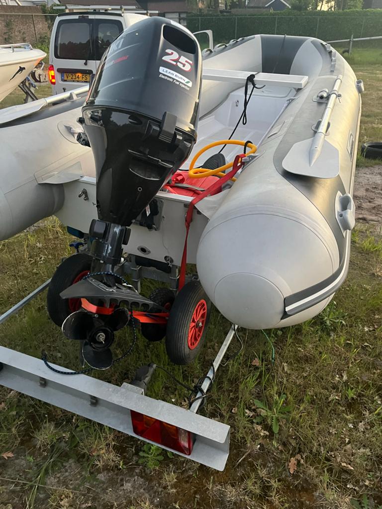 Nimarine 360 rib met Suzuki 25pk buitenboordmotor, Aluminium, Ophalen of Verzenden, Nimarine, Gebruikt
