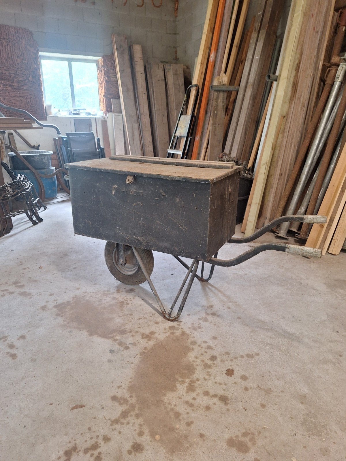 Bouw kruiwagen, Ophalen, Gebruikt