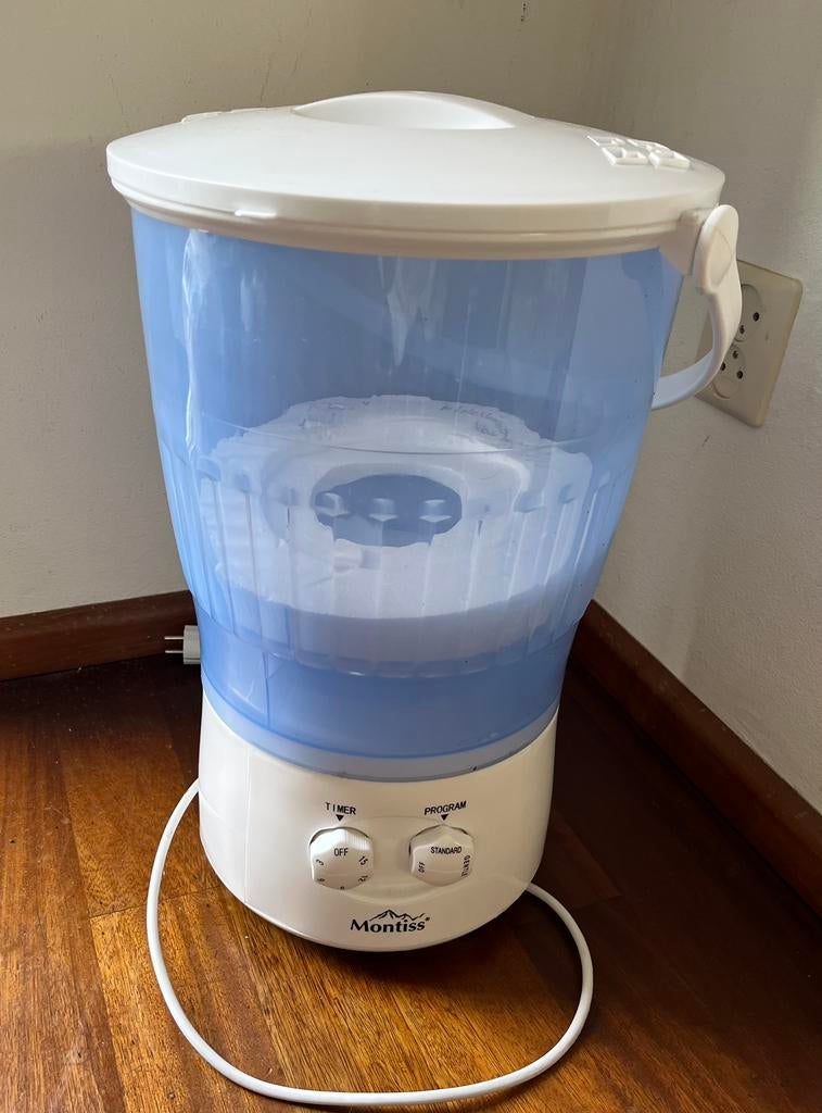 Montiss mini camping/studio wasmachine  perfect werkend, Minder dan 1200 toeren, Minder dan 85 cm, Minder dan 4 kg, Ophalen of Verzenden