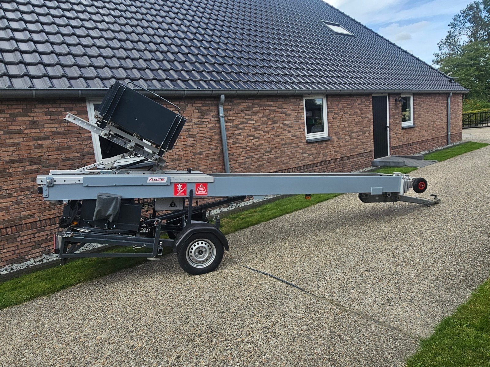 Dakpan/verhuislift Klaas toplight 21mtr, Ophalen, Steen of Klei, 15 m² of meer, Dakpannen