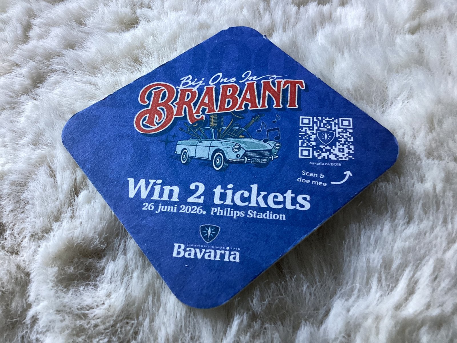 Speciaal viltje van bavaria, Ophalen of Verzenden, Zo goed als nieuw, Viltje(s), Bavaria