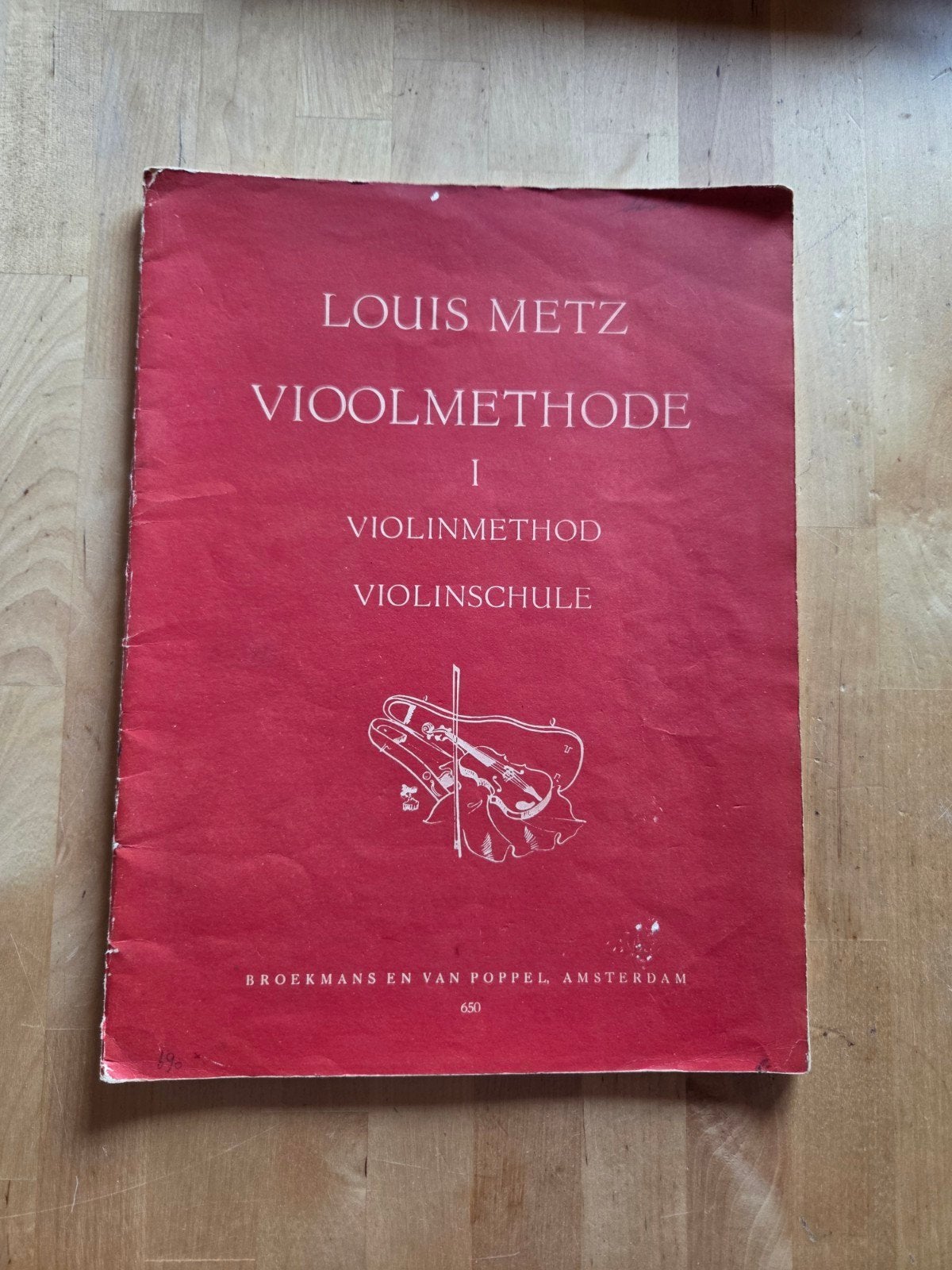 Louis Metz Vioolmethode I, Gebruikt, Verzenden, Klassiek, Les of Cursus