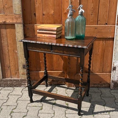 Bijzettafel hal tafel sidetable met klep Engeland origineel, Ophalen