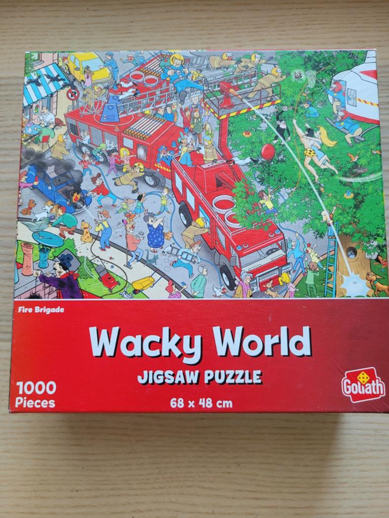 Wacky World Jigsaw puzzle puzzel | Goliath | 1000 stukjes |, Verzenden, 500 t/m 1500 stukjes, Zo goed als nieuw, Legpuzzel