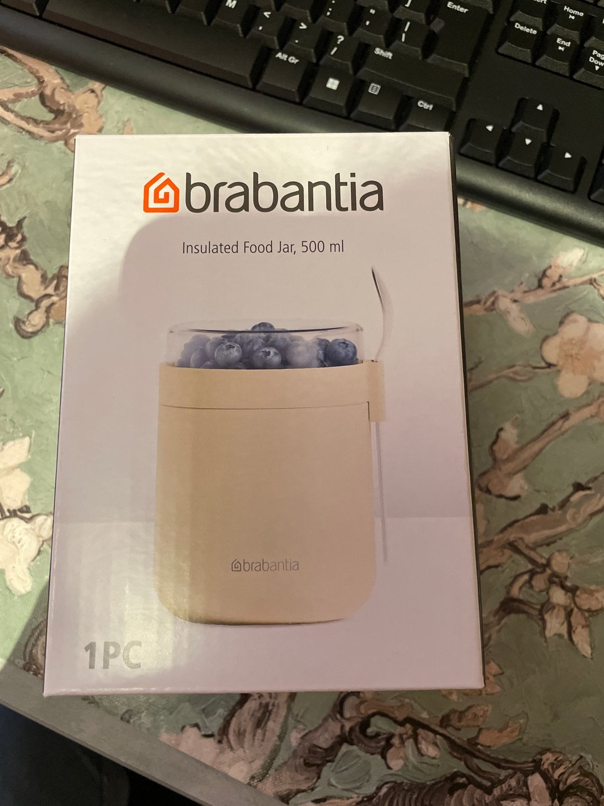 Brabantia Geïsoleerde Voedselpot 500 ml - Nieuw, Beige, Nieuw, Ophalen of Verzenden, Voorraadpot