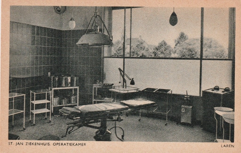 laren n.h. - interieur st jan ziekenhuis, Ophalen of Verzenden, 1940 tot 1960, Noord-Holland