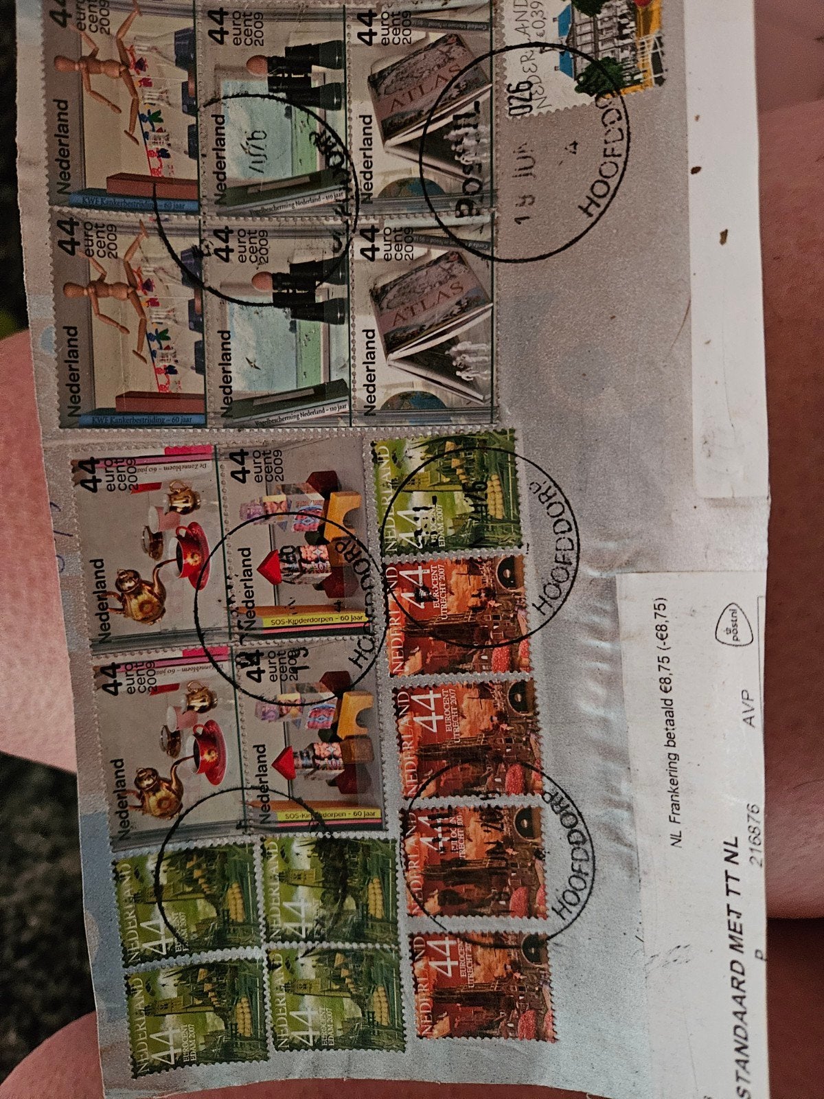 Nederlandse postzegels 44 cent - Gestempeld, Ophalen of Verzenden, Na 1940, Gestempeld