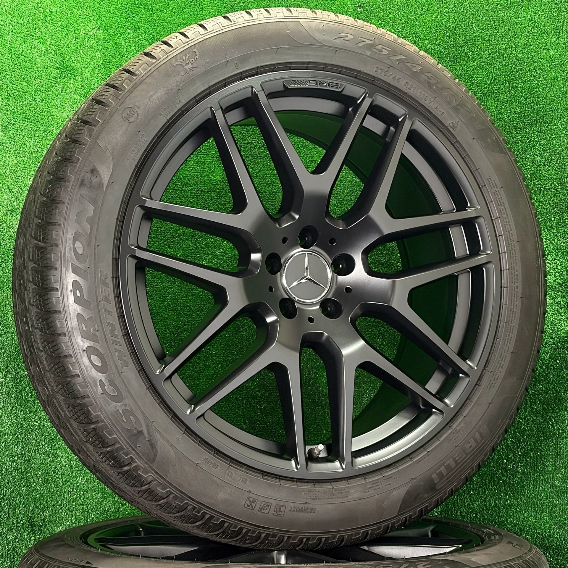 Orig. 21 inch Mercedes AMG velgen winterbanden GLE GLS W166, Gebruikt, -, 275 mm, -