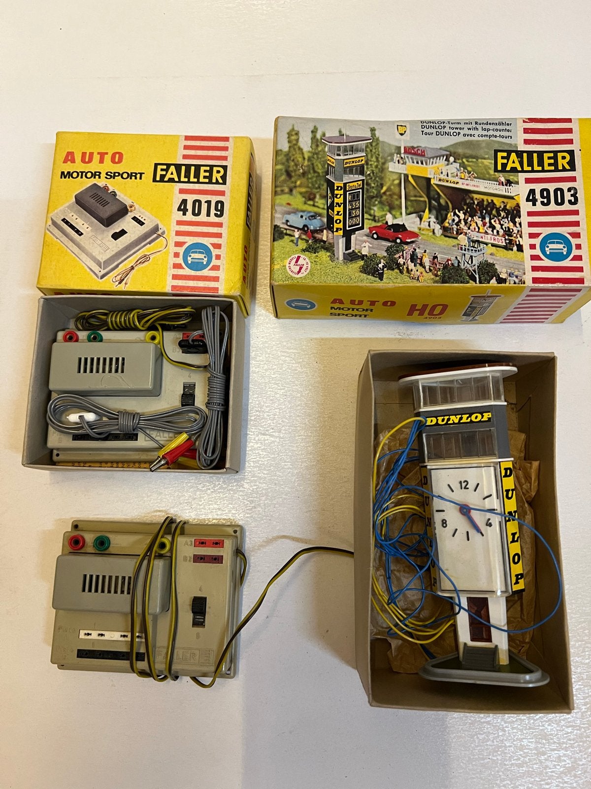 Grote Faller racebaan set met accessoires en onderdelen, Zelf te bouwen, Elektrisch, Ophalen, Overige merken