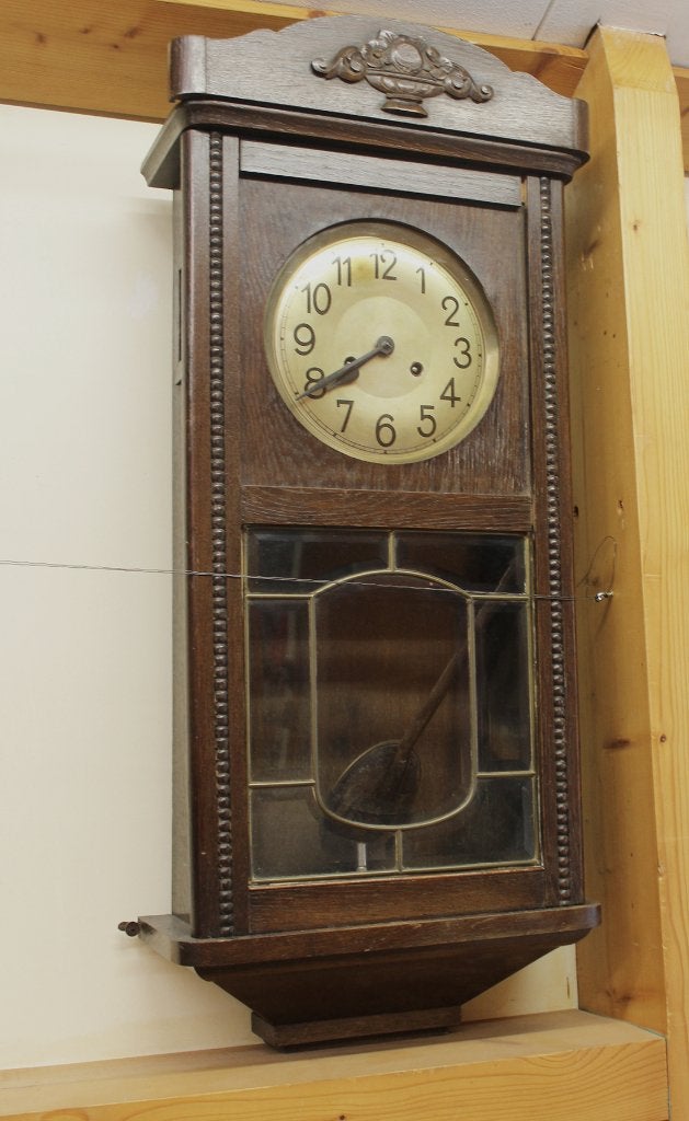 Junghans pendule / historische 'Budde' wandklok, Ophalen