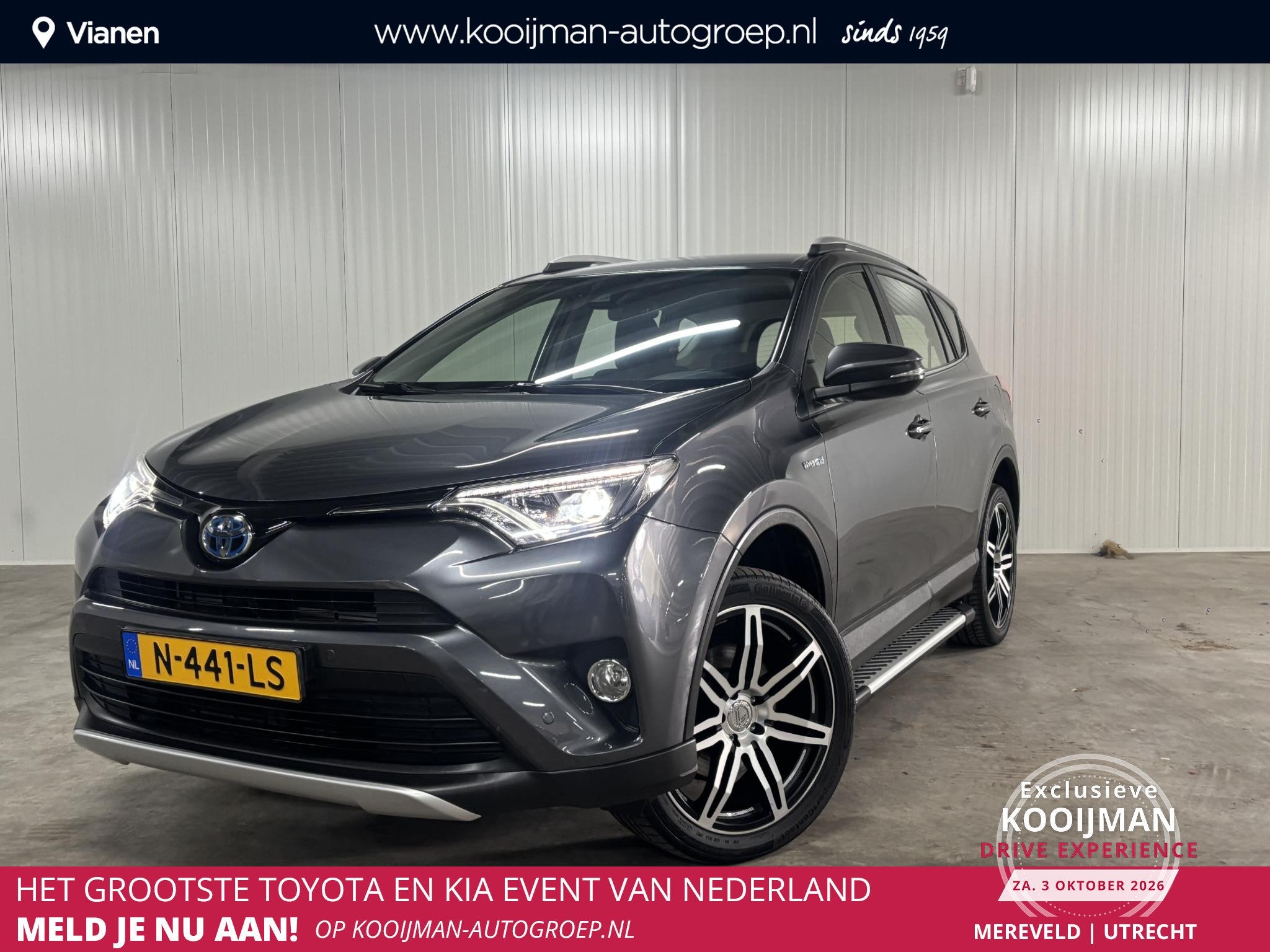 Toyota RAV4 2.5 Hybrid Dynamic, Auto's, Stof, Gebruikt, Euro 6, Bedrijf