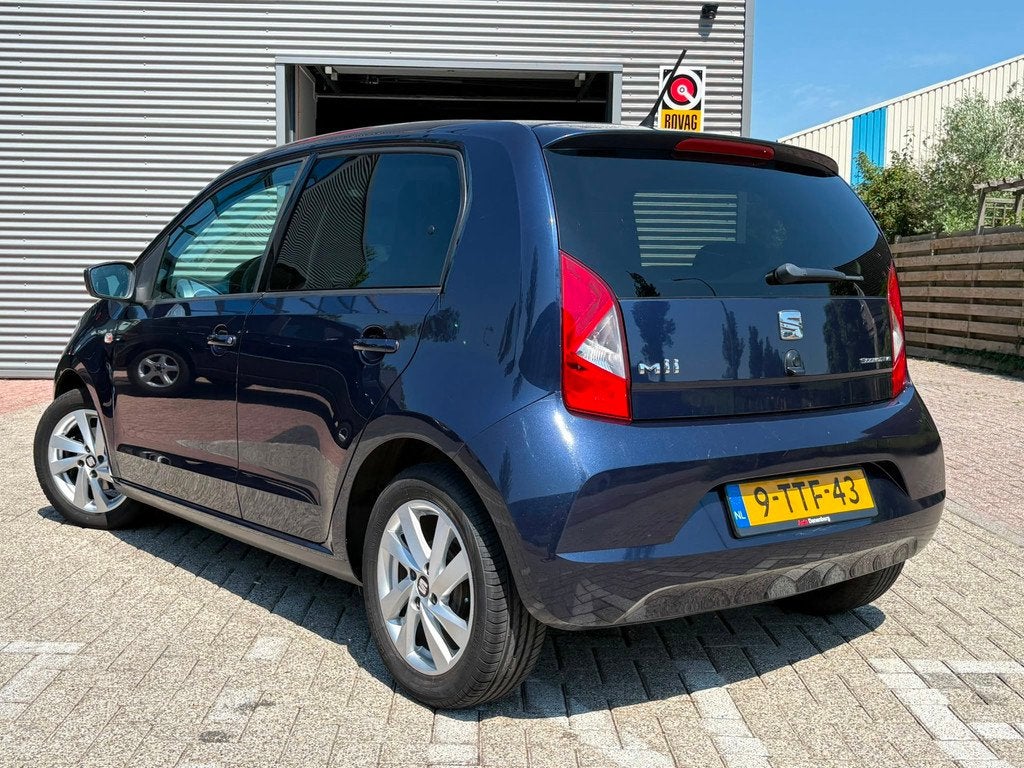 Seat Mii 1.0 Sport Dynamic STOELVERWARMING,APK,GARANTIE, Auto's, Voorwielaandrijving, Euro 5, Stof, Zwart