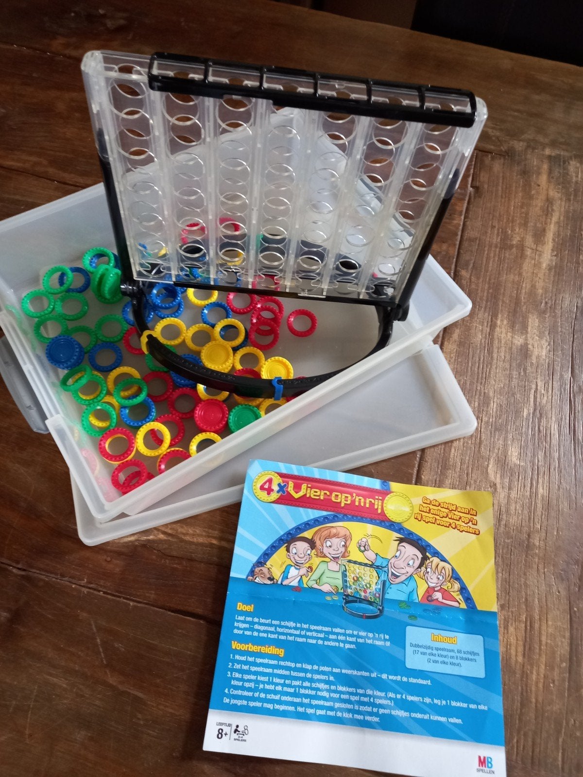 4x Vier op 'n rij , nieuw, Een of twee spelers, Ophalen of Verzenden, Nieuw, MB Spellen