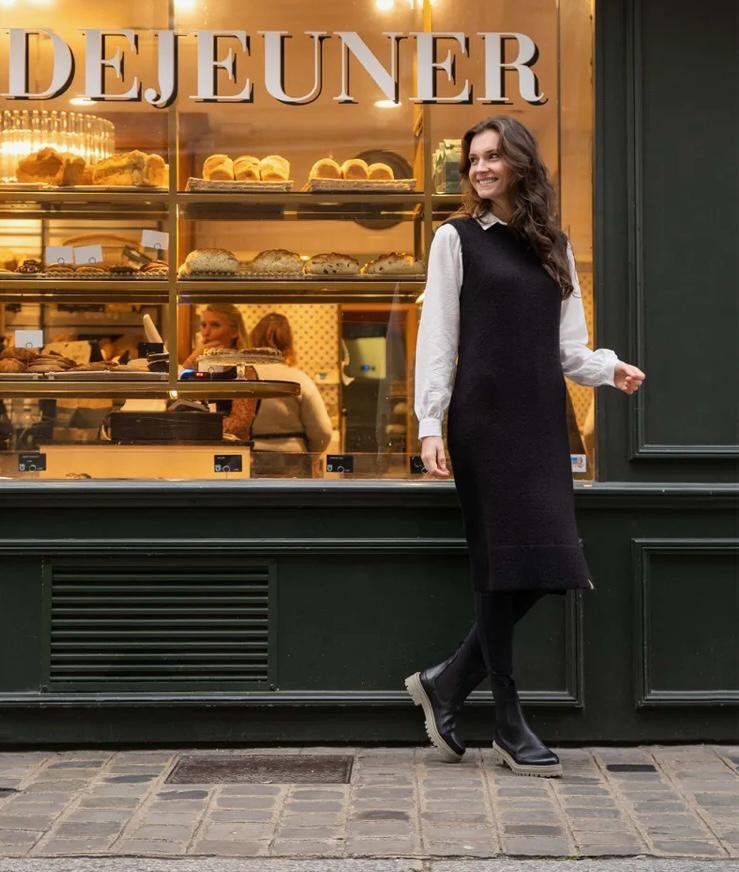Zusss elegante zwarte spencer jurk maat S zgan, Kleding | Dames, Jurken, Zwart, Nieuw, Ophalen of Verzenden, Maat 36 (S)