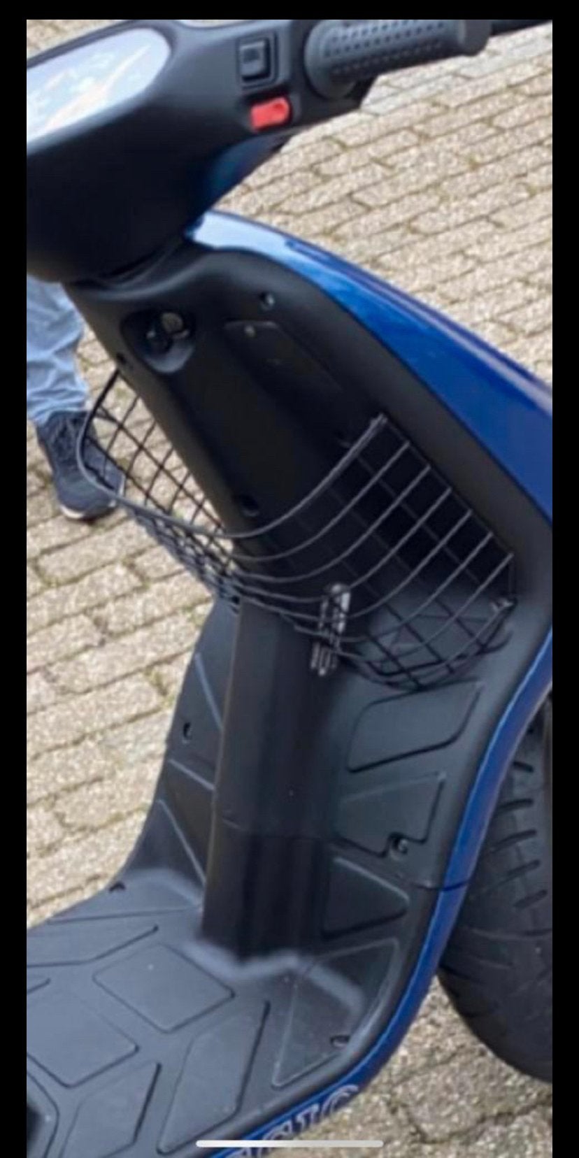 Piaggio typhoon beenschild mandje rekje, Ophalen of Verzenden