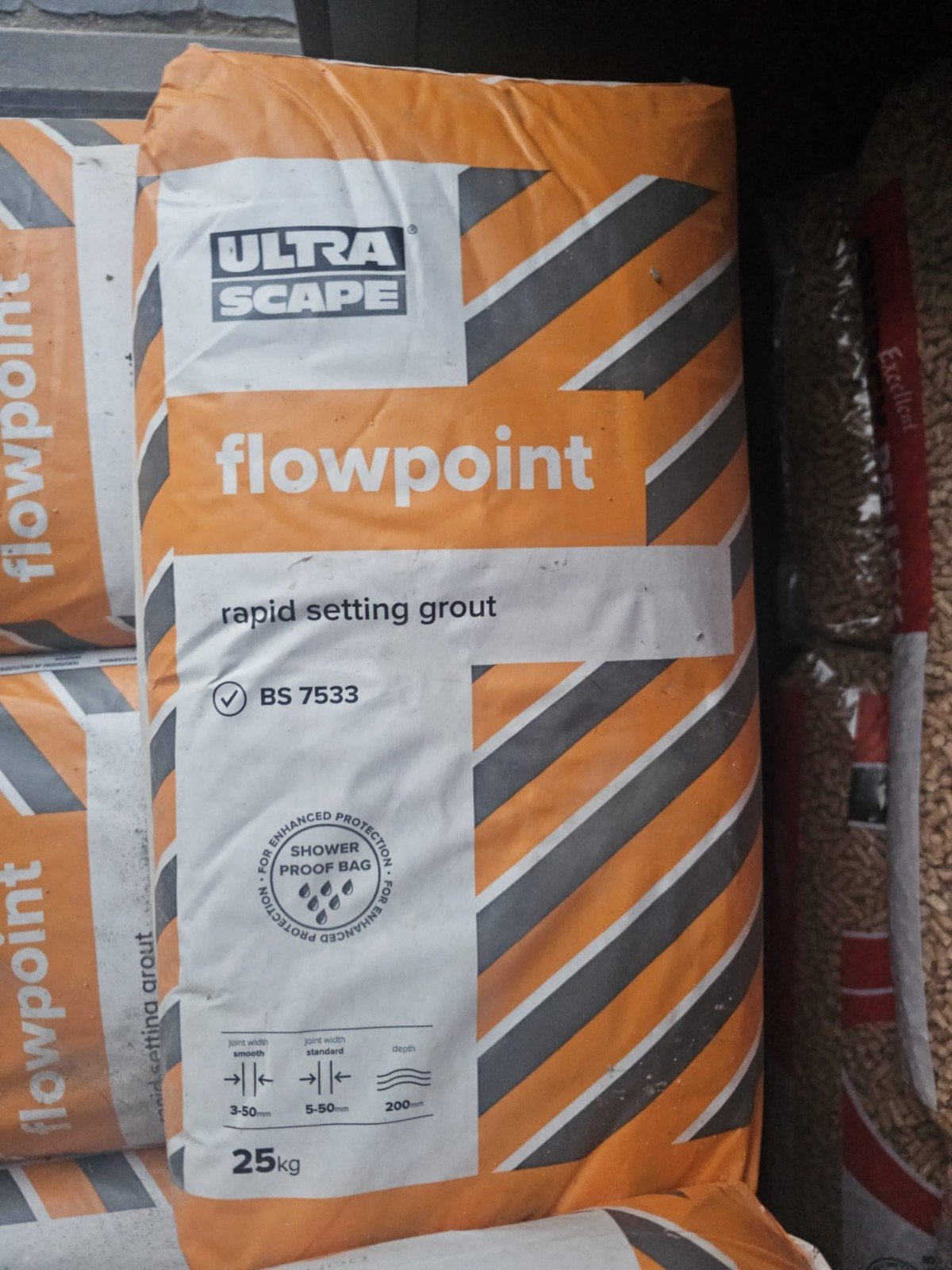 Flowpoint cement 15 zakken, Minder dan 3 m³, Ophalen