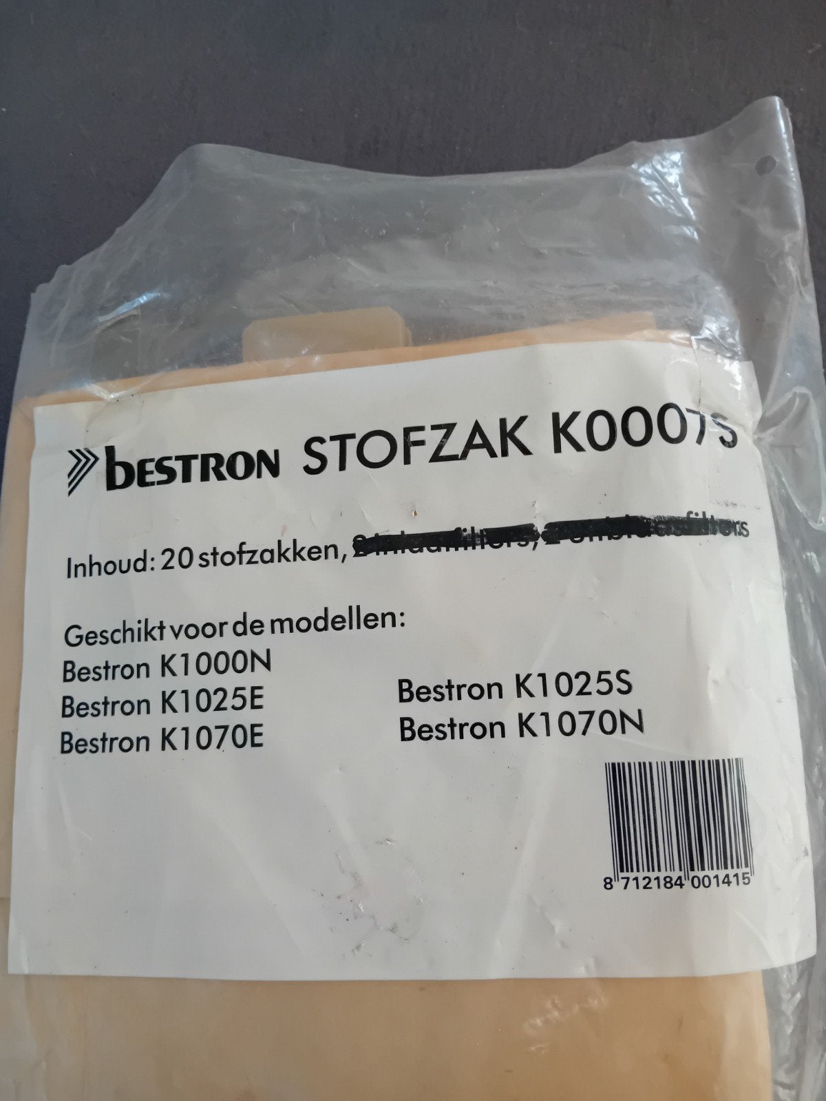 Bestron stofzuiger zakken, Ophalen of Verzenden, Nieuw