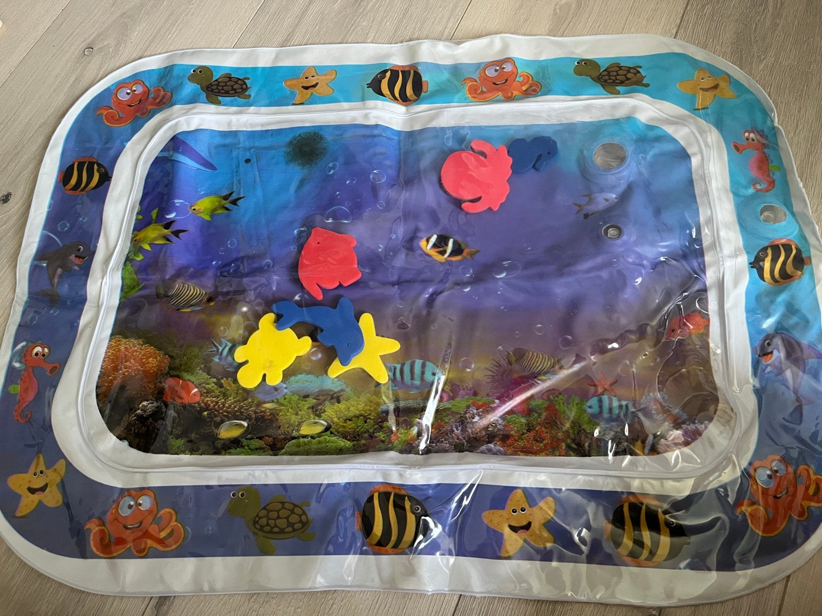 Opblaasbaar waterspeelkleed voor baby's, Kinderen en Baby's, Speelgoed | Babyspeelgoed, Ophalen of Verzenden, Gebruikt, Speelkleed