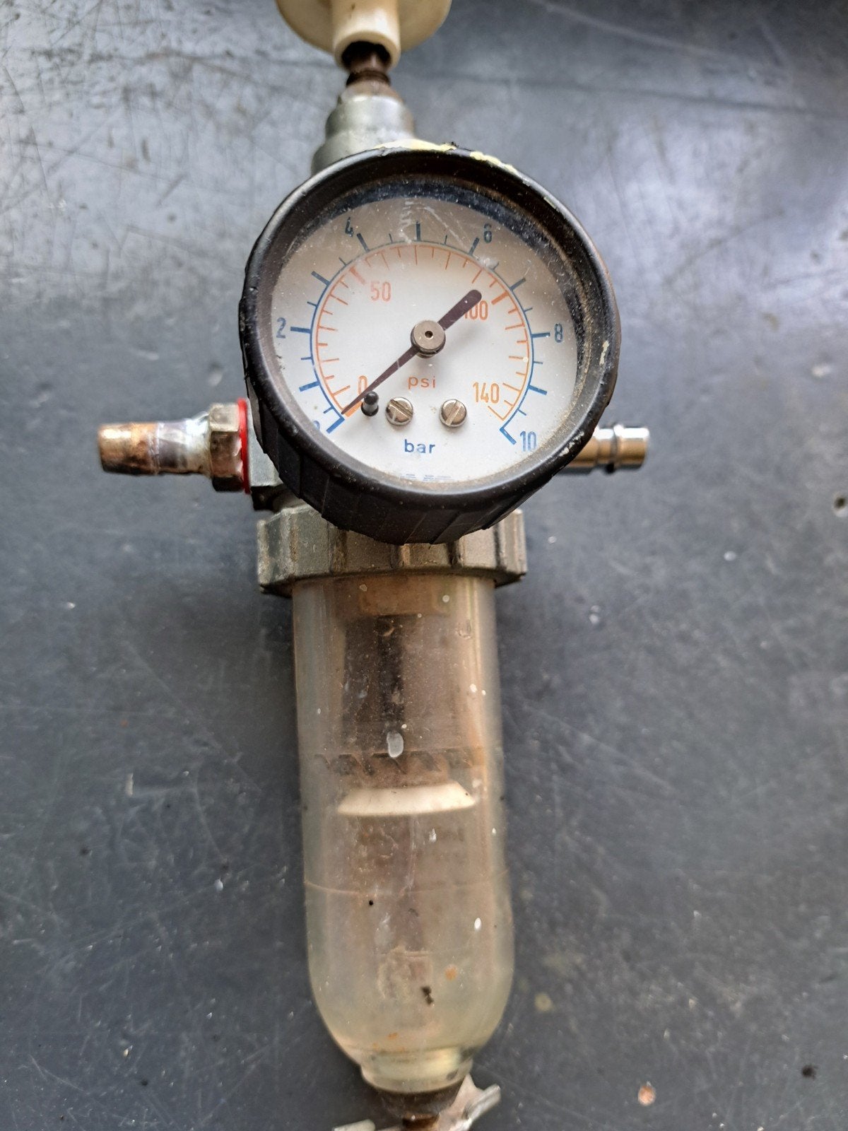 Drukregelaar Vochtafscheider voor Perslucht Compressor, Ophalen of Verzenden, Gebruikt