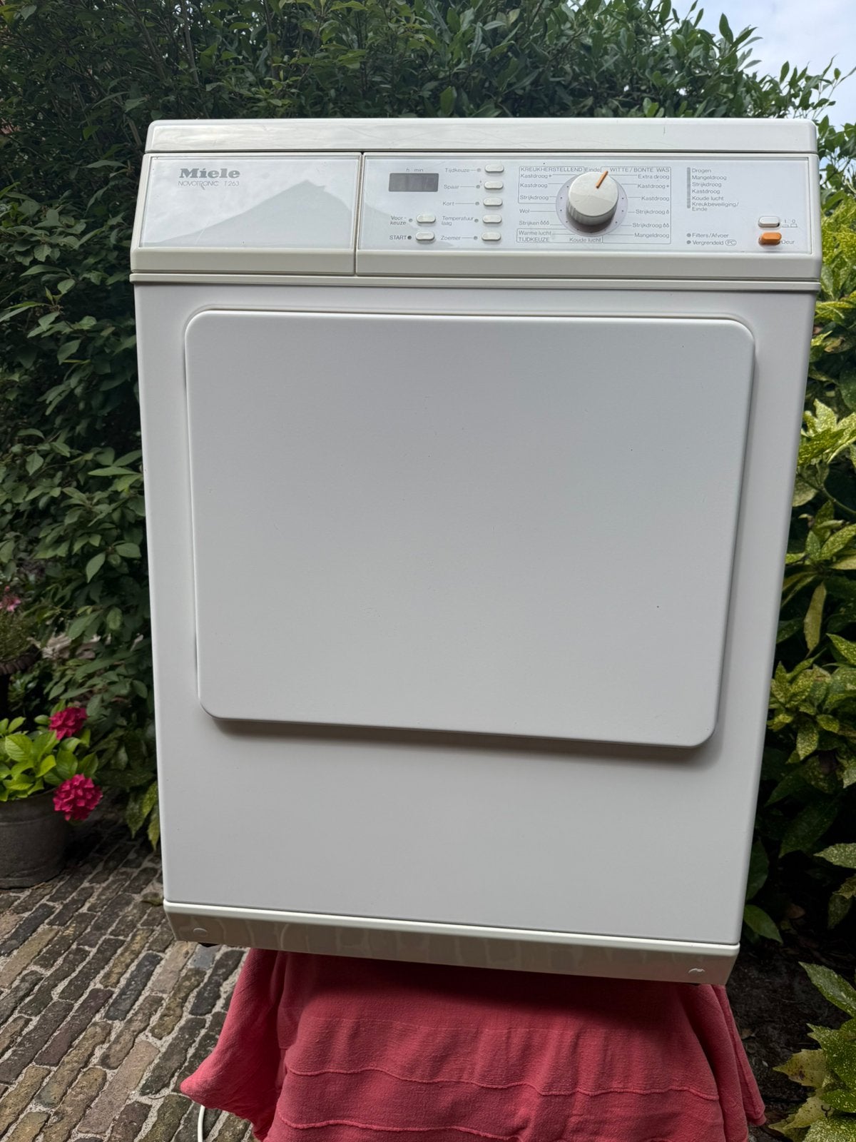 Miele Novotronic T 263, Witgoed en Apparatuur, Wasdrogers, Ophalen, 6 tot 8 kg, Luchtafvoer, Zo goed als nieuw