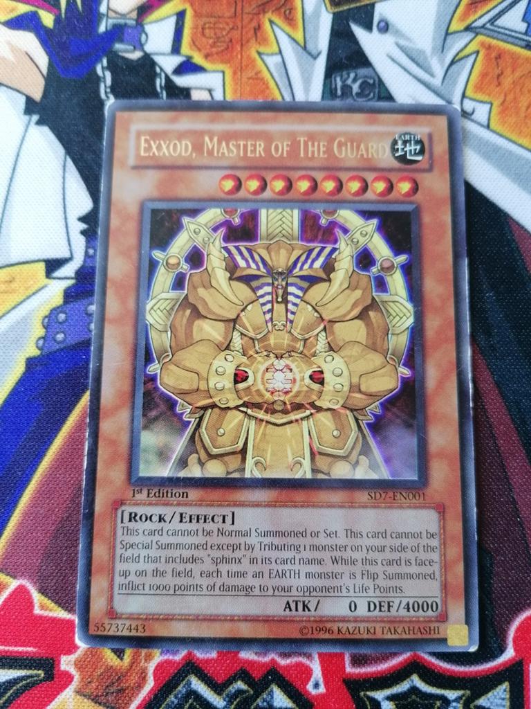 Exxod Master of the Guard Ultra Rare SD7 Structure Deck YGO, Ophalen of Verzenden, Gebruikt, Foil