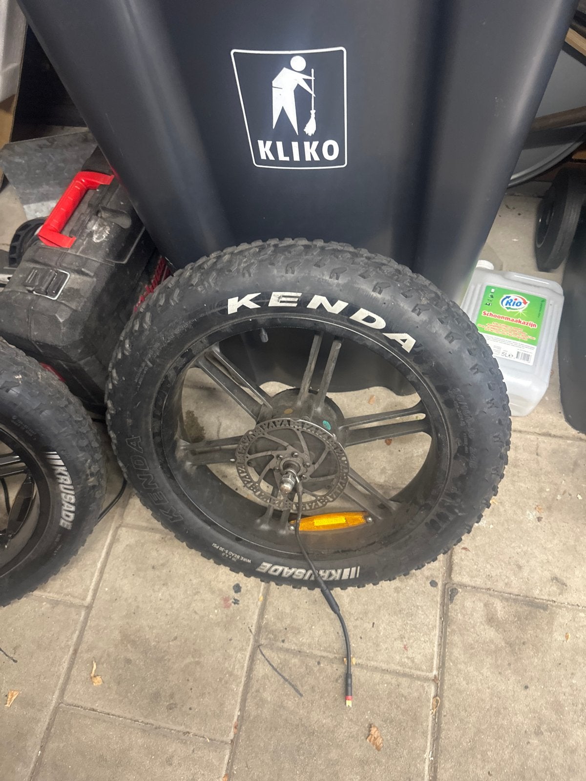 750 watt motor, Zo goed als nieuw, Ophalen, Wiel, Fatbike