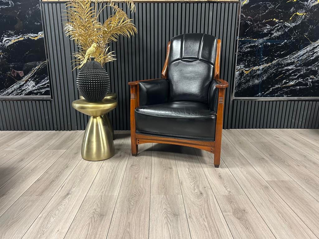 Schuitema Art-Deco / Jugenstil Fauteuil !!, Huis en Inrichting, Fauteuils, 75 tot 100 cm, Ophalen of Verzenden, Zo goed als nieuw