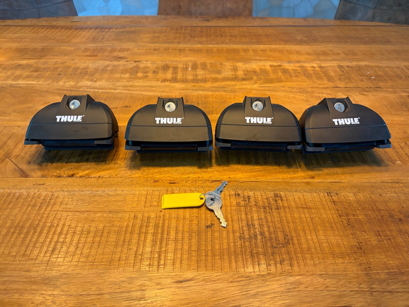 Thule Rapid System 753 + Kit 4059, Auto diversen, Ophalen, Zo goed als nieuw